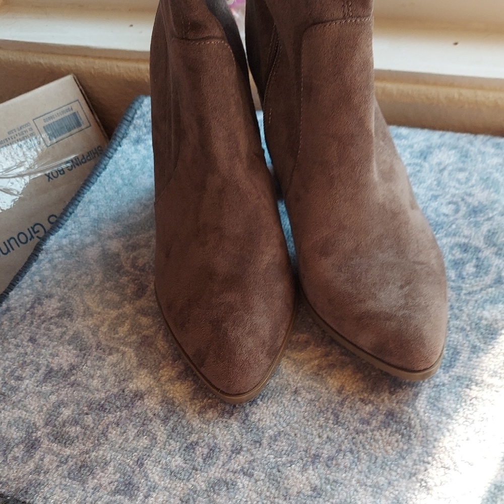 Suede Leather Soft Knee-High Boots